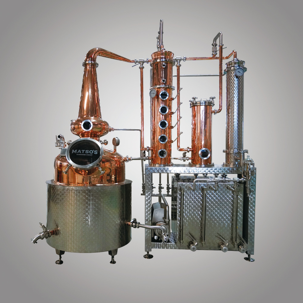 Équipement de distillation 400L